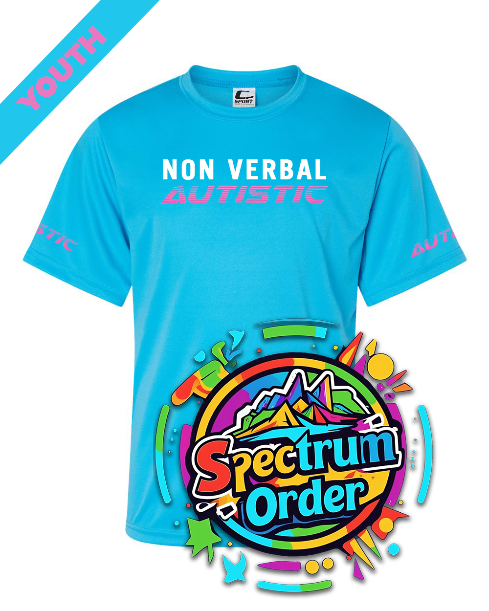 Electric Blue & Neon Pink YOUTH