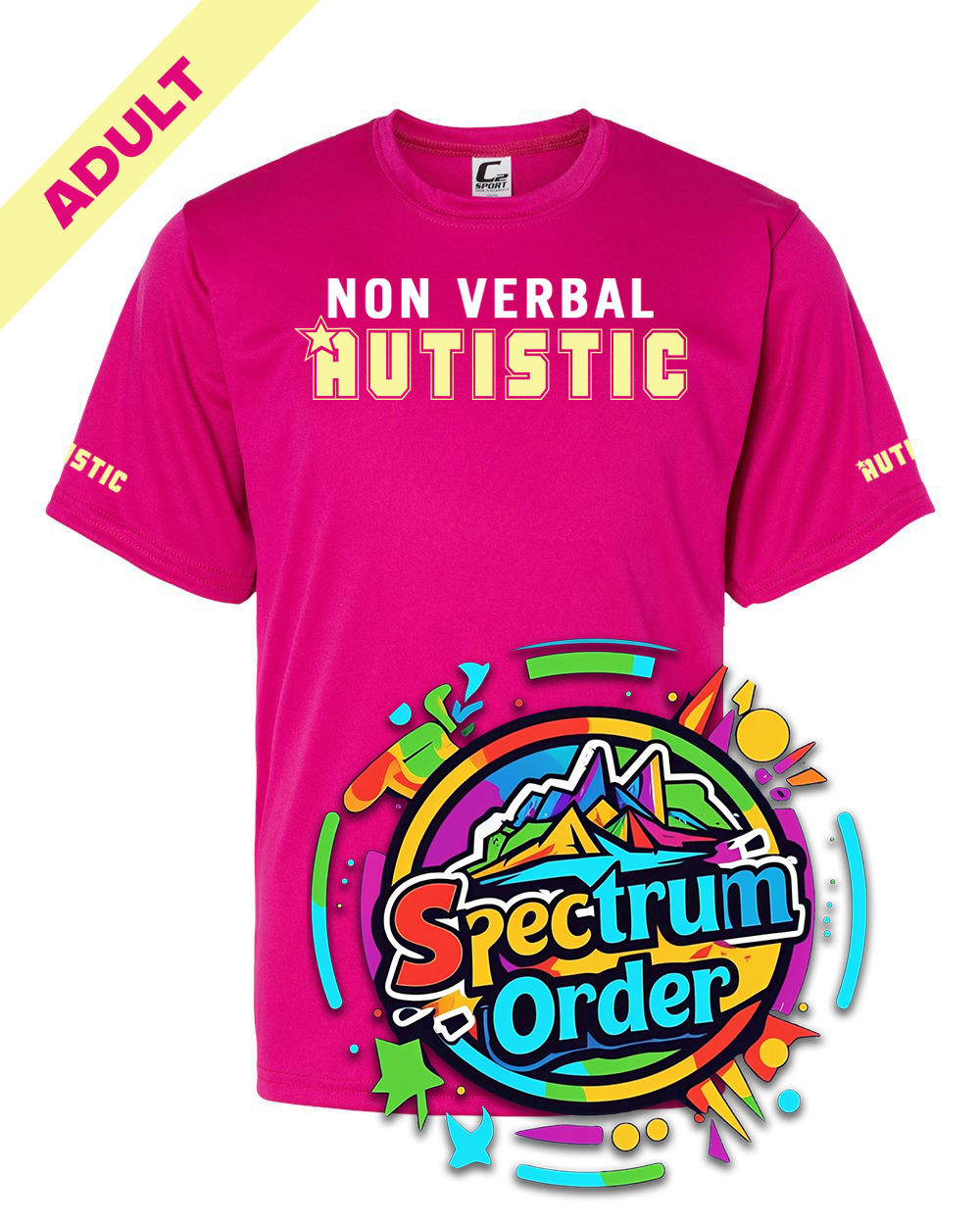 Hot Pink & Gold ADULT