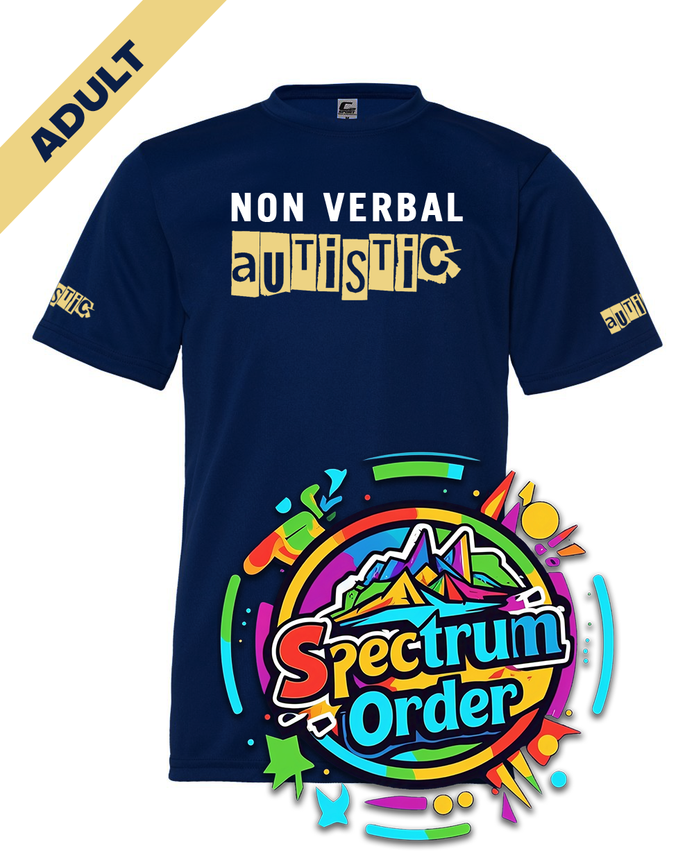 Navy & Gold ADULT