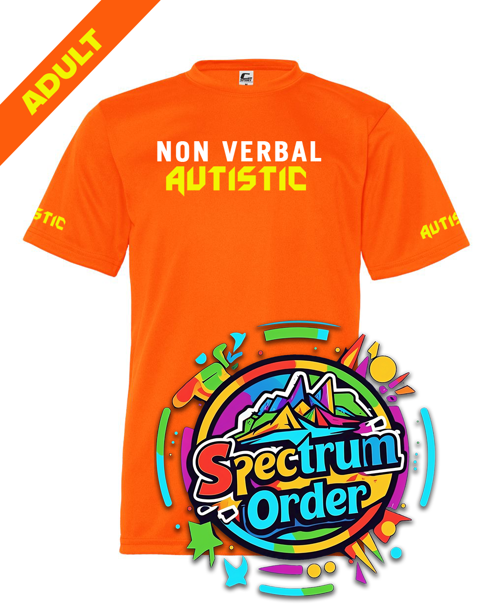 Neon Orange & Neon Yellow ADULT