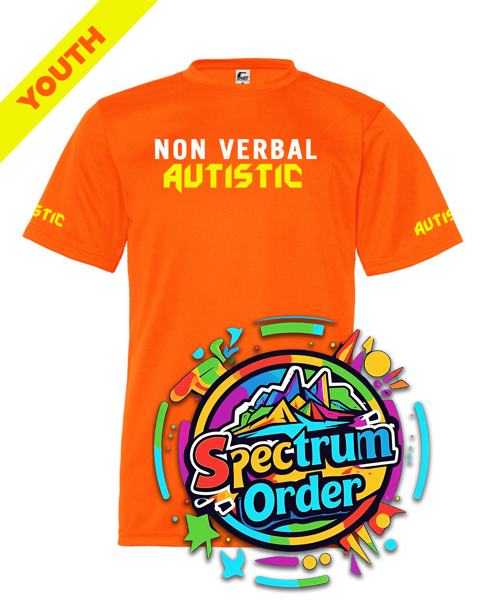 Neon Orange & Neon Yellow YOUTH