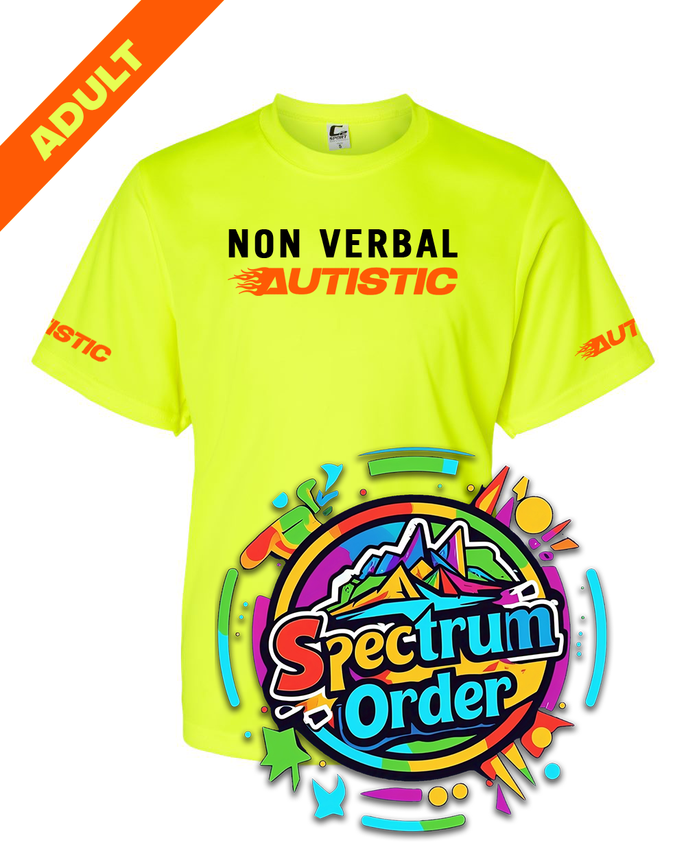Safety Yellow & Neon Orange ADULT