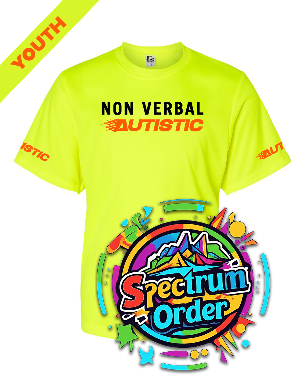 Safety Yellow & Neon Orange YOUTH